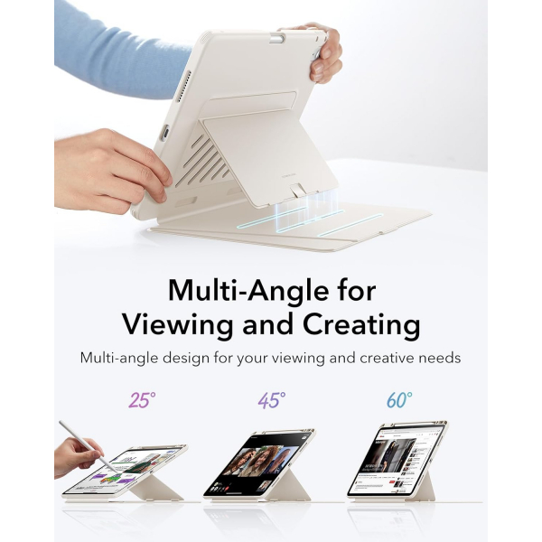 ESR iPad Air M4/M3/M2 Flip K�l�f (2026/2025/2024) 13in�-Starlight