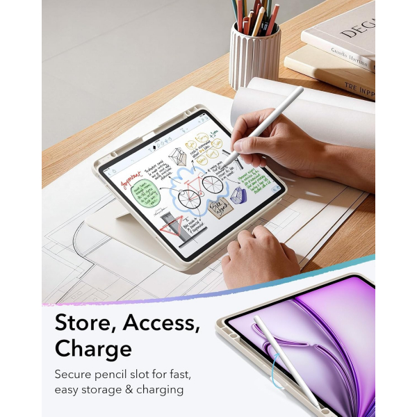 ESR iPad Air M4/M3/M2 Flip K�l�f (2026/2025/2024) 13in�-Starlight