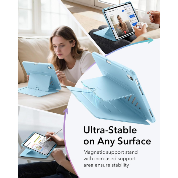ESR iPad Air M4/M3/M2 Flip K�l�f (2026/2025/2024) 13in�-Sky Blue