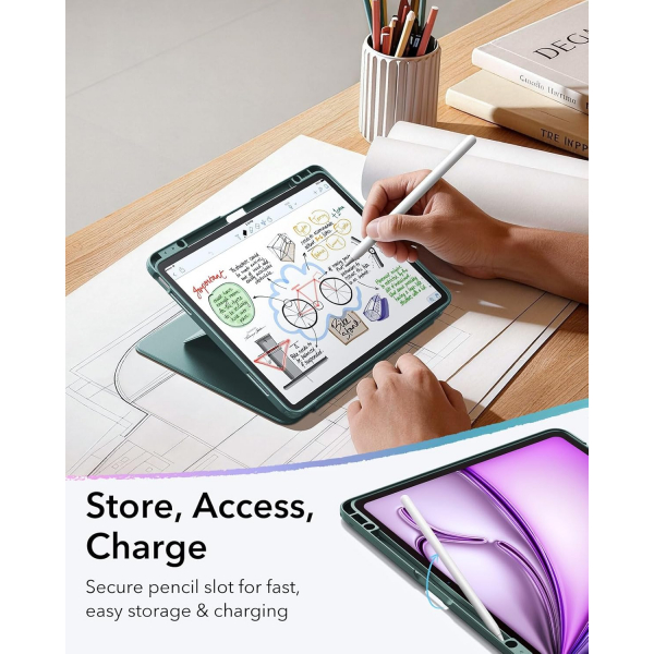 ESR iPad Air M4/M3/M2 Flip K�l�f (2026/2025/2024) 13in�-Green