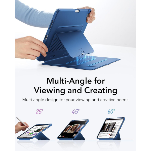 ESR iPad Air M4/M3/M2 Flip K�l�f (2026/2025/2024) 13in�-Blue