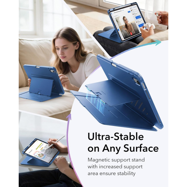 ESR iPad Air M4/M3/M2 Flip K�l�f (2026/2025/2024) 13in�-Blue