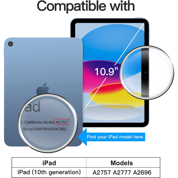 JETech iPad 10.Nesil Ekran Koruyucu(10.9 in)(2 Adet)