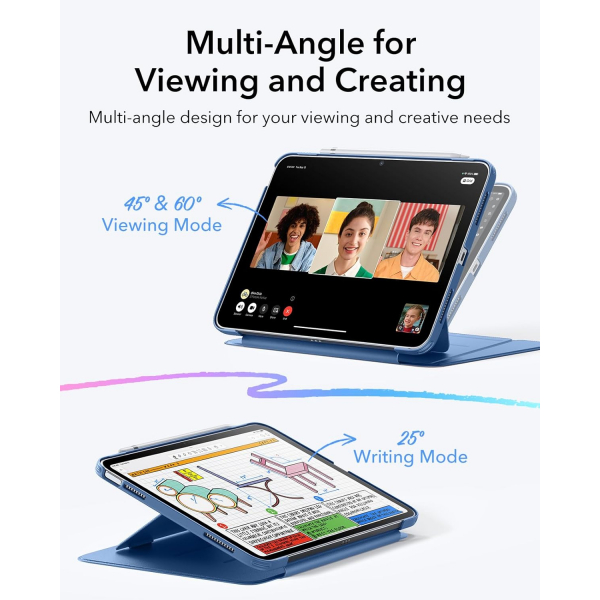 ESR Apple iPad 11.Nesil A16 Flip Klf (11 in)-Navy Blue
