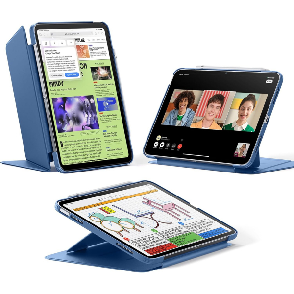 ESR Apple iPad 11.Nesil A16 Flip Klf (11 in)-Navy Blue