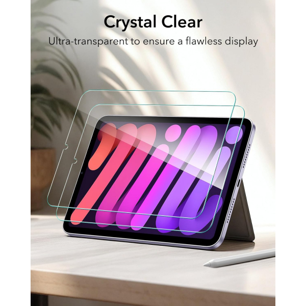 ESR iPad Mini 6 Temperli Cam Ekran Koruyucu (2 Adet)