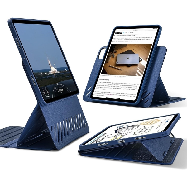 ESR iPad Pro 3/4.Nesil Manyetik Standl Klf(11 in)-Blue