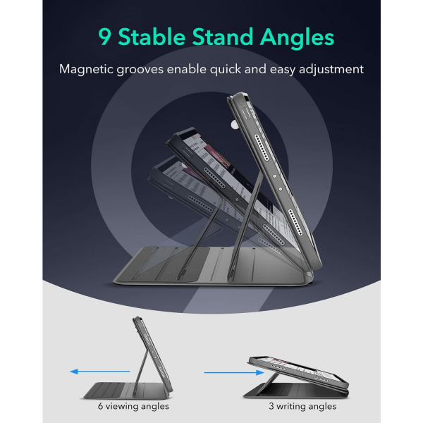 ESR iPad Pro 3/4.Nesil Manyetik Standl Klf(11 in)-Grey