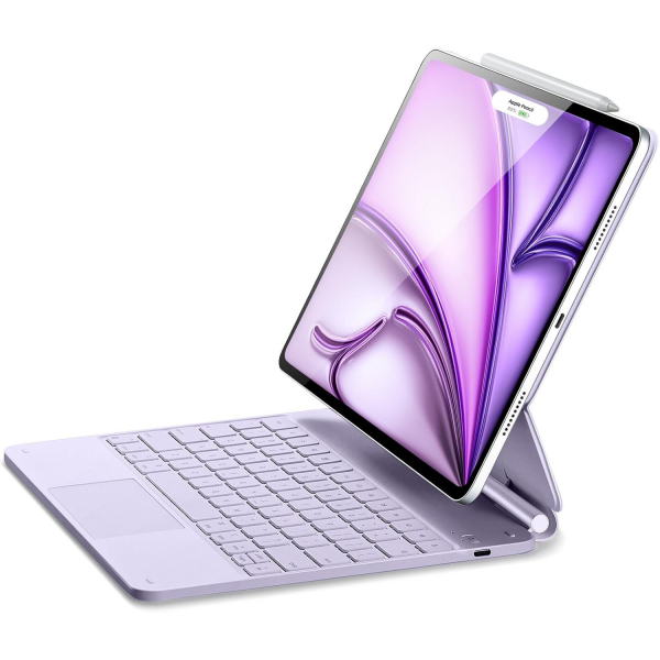 ESR iPad Pro Klavyeli K�l�f(12.9 in�)-Purple
