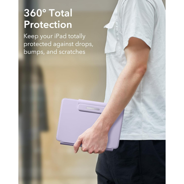 ESR iPad Pro Klavyeli K�l�f(12.9 in�)-Purple