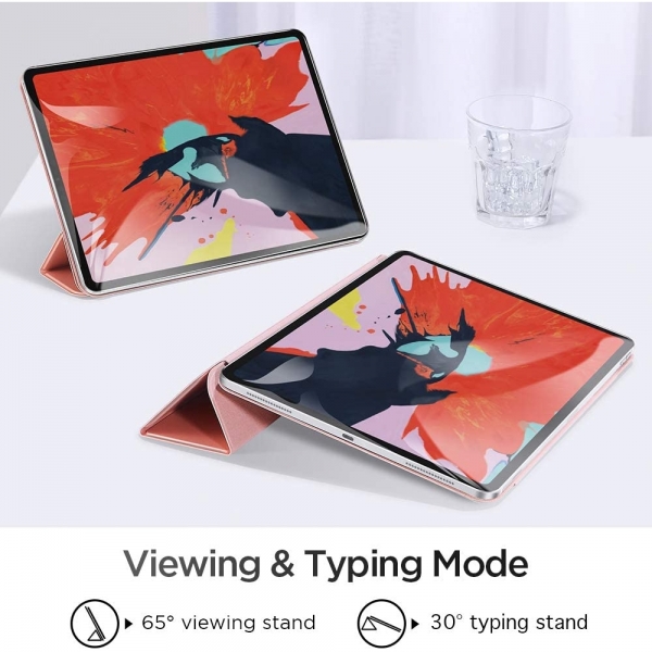 ESR iPad Pro Rebound Manyetik Akll Klf (12.9 in)(4. Nesil)-Rose Gold