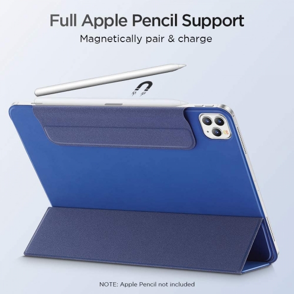 ESR iPad Pro Rebound Manyetik Akll Klf (12.9 in)(4. Nesil)-Blue