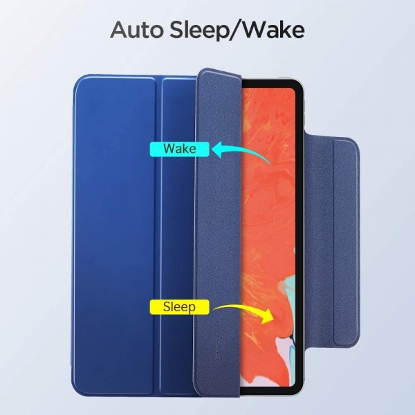 ESR iPad Pro Rebound Manyetik Akll Klf (12.9 in)(4. Nesil)-Blue