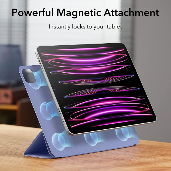 ESR iPad Pro Rebound Manyetik Akll Klf (12.9 in)(4. Nesil)-Lavender