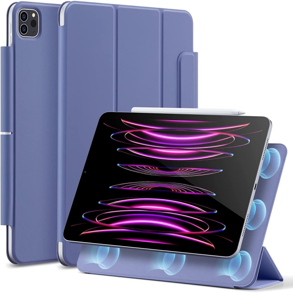 ESR iPad Pro Rebound Manyetik Akll Klf (12.9 in)(4. Nesil)-Lavender
