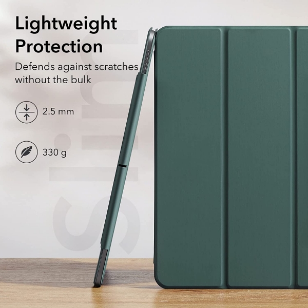 ESR iPad Pro Rebound Manyetik Akll Klf (12.9 in)(4. Nesil)-Forest Green