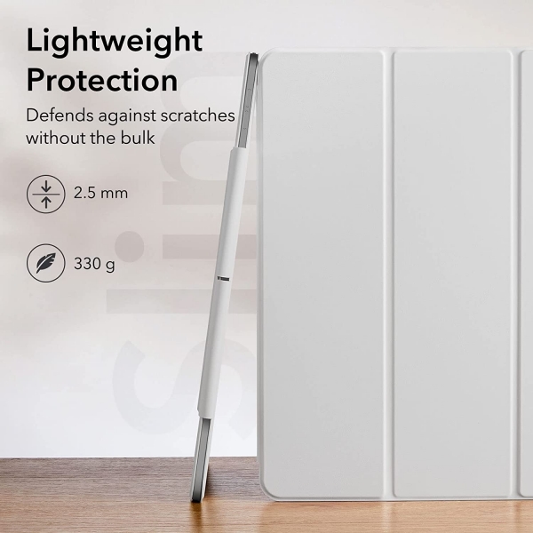 ESR iPad Pro Rebound Manyetik Akll Klf (12.9 in)(4. Nesil)-White