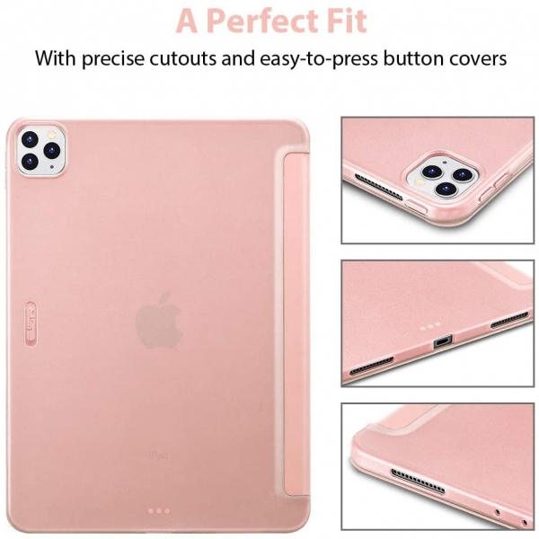 ESR iPad Pro Rebound nce Klf (11 in)(2. Nesil)-Rose Gold