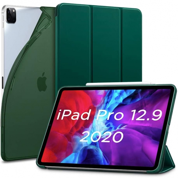 ESR iPad Pro Rebound nce Klf (12.9 in)(4. Nesil)-Dark Green