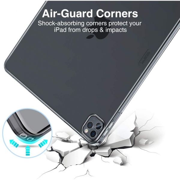 ESR iPad Pro Rebound �effaf K�l�f (12.9 in�)(4.Nesil)-Translucent Black
