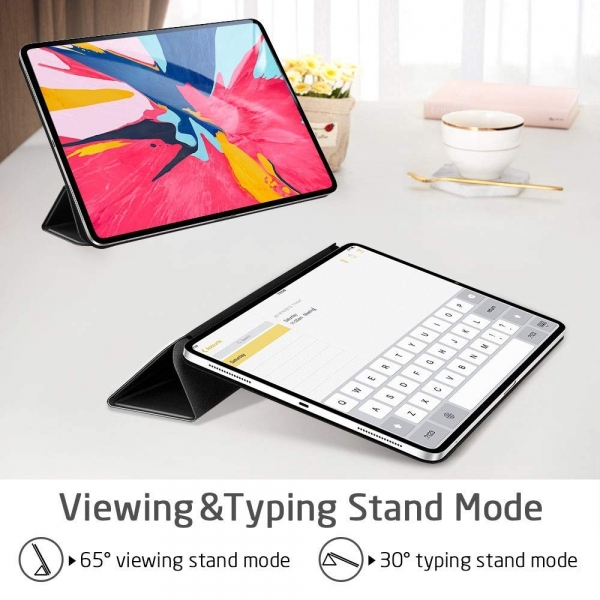 ESR iPad Pro Yippee Manyetik Akll Klf (12.9 in)(2018)-Black