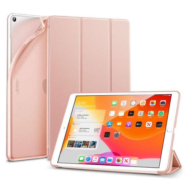 ESR iPad Rebound Kapakl Klf (10.2 in)(7.Nesil)-Rose Gold