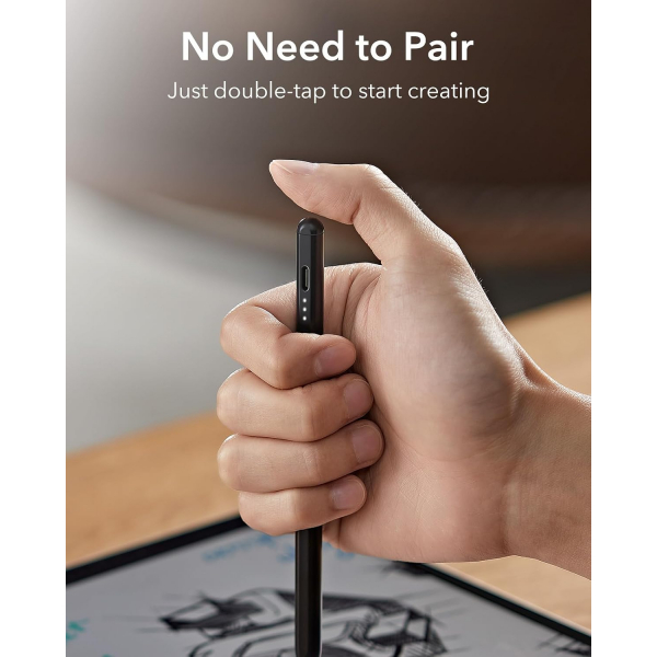 ESR iPad Uyumlu Dijital Stylus Kalem-Black
