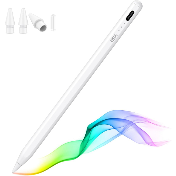 ESR iPad Uyumlu Dijital Stylus Kalem-White