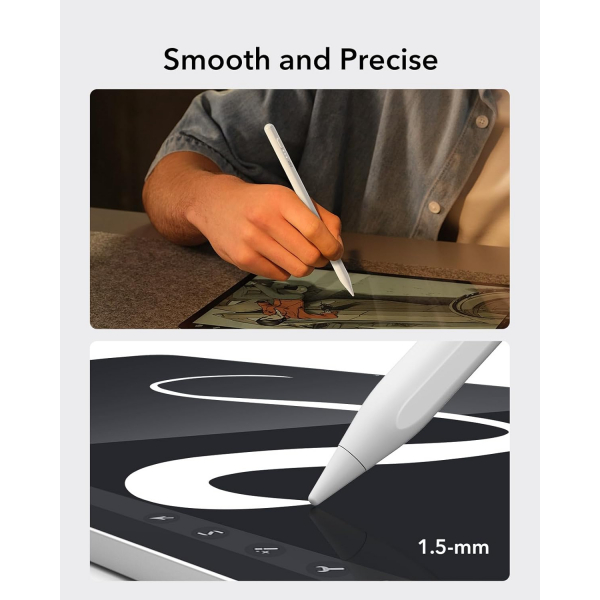 ESR iPad Uyumlu Dijital Stylus Kalem-White