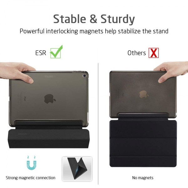 ESR iPad Yippee Standl Klf (10.2 in)(7.Nesil)-Black