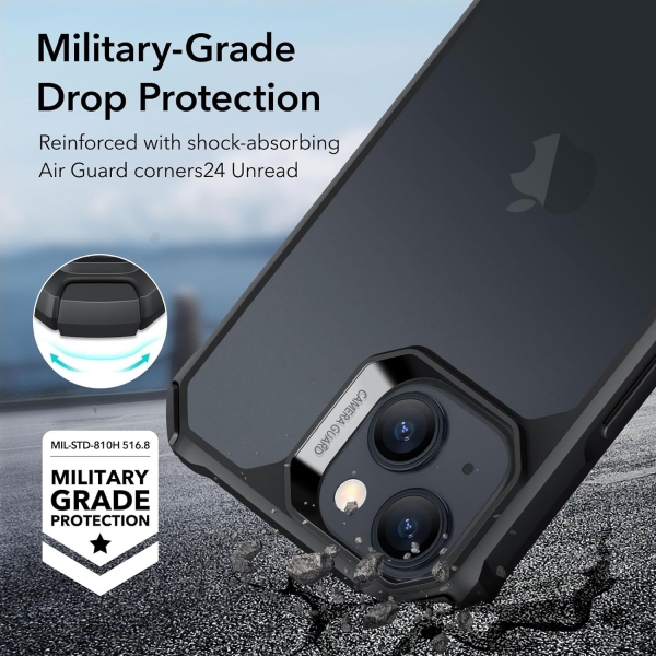 ESR Apple iPhone 15 Armor Klf(MIL-STD-810G)-Frosted Black