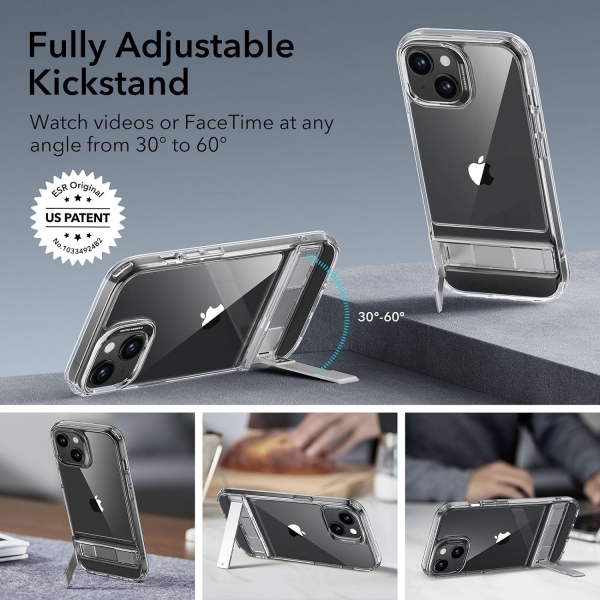 ESR Apple iPhone 15 Plus Kickstand Klf-Clear