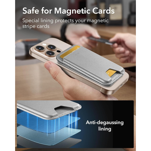 ESR iPhone 17 Manyetik Czdan Stand-Grey