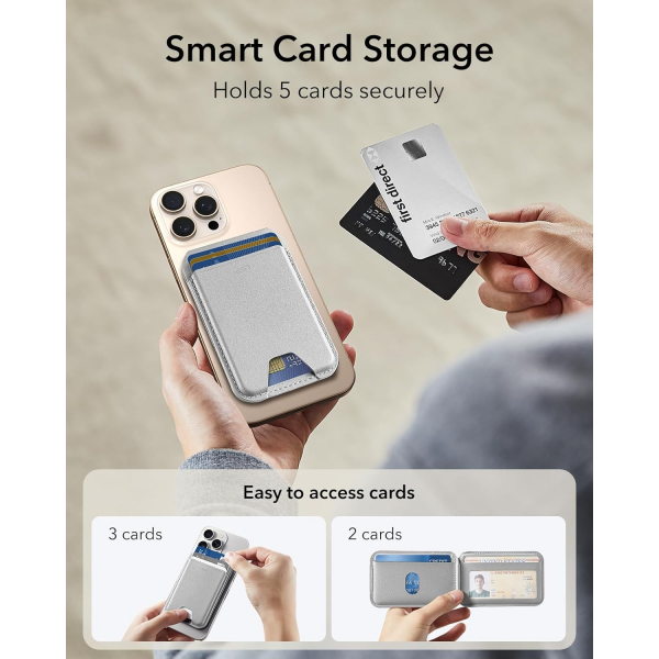 ESR iPhone 17 Manyetik Czdan Stand-Grey