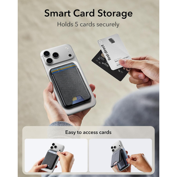 ESR iPhone 17 Manyetik Czdan Stand-Black