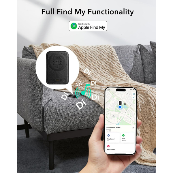 ESR iPhone 17 MagSafe Czdan Stand-Black