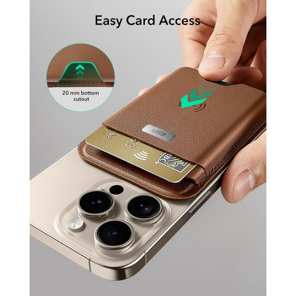 ESR iPhone 17 MagSafe Czdan Stand-Brown