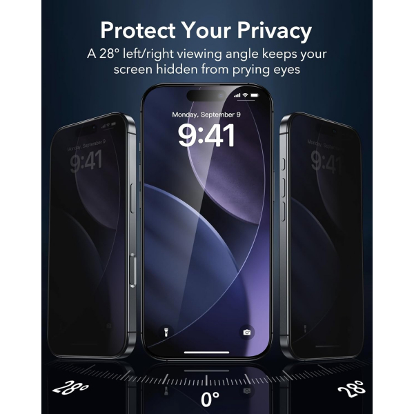 ESR iPhone 17 Privacy Ekran Koruyucu(3 Adet)