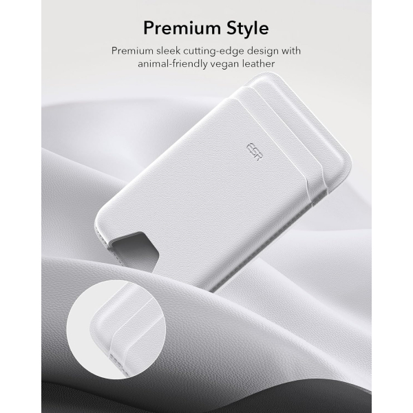 ESR iPhone Uyumlu Manyetik Czdan -White
