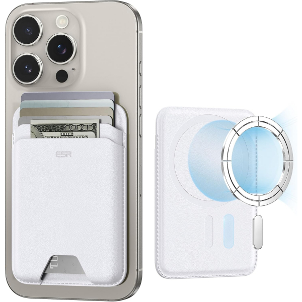 ESR iPhone Uyumlu Manyetik Czdan -White