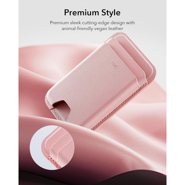 ESR iPhone Uyumlu Manyetik Czdan -Pink