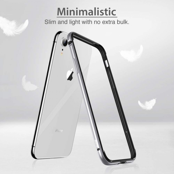 ESR iPhone XR Metal Bumper Klf-Silver