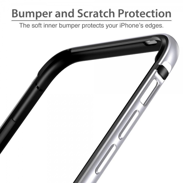 ESR iPhone XR Metal Bumper Klf-Silver