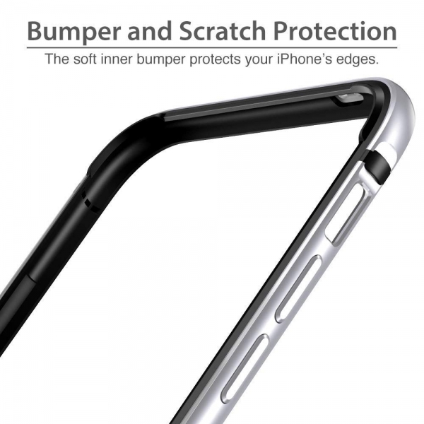 ESR iPhone XS Max Metal Bumper Klf-Silver