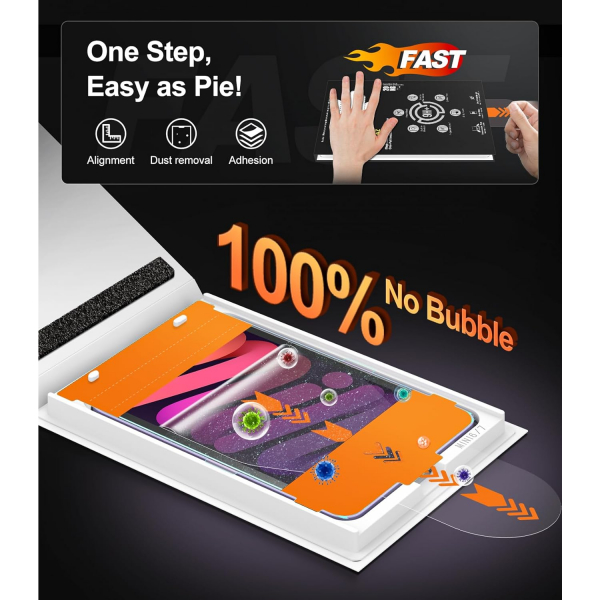 EZ-GLAZ Apple iPad Mini 7 Ekran Koruyucu (2 Adet)