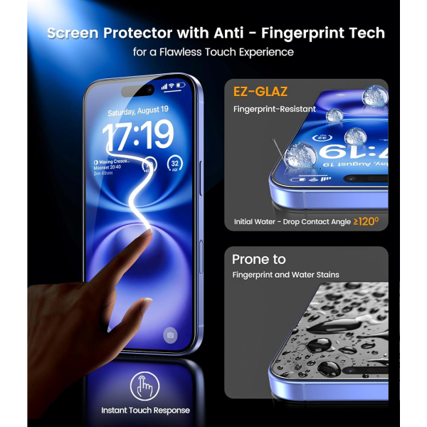 EZ-GLAZ iPhone 16 Plus Privacy Ekran Koruyucu