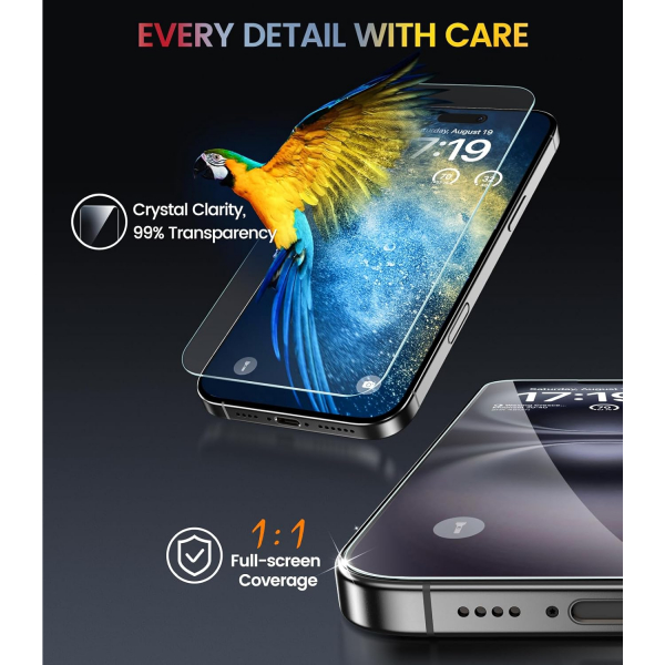 EZ-GLAZ iPhone 16 Privacy Ekran Koruyucu