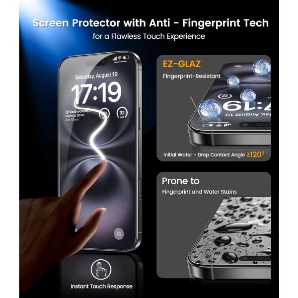 EZ-GLAZ iPhone 16 Privacy Ekran Koruyucu