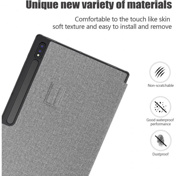 E NET-CASE Galaxy Tab S8 Ultra K�l�f (14.6 in�)-Grey