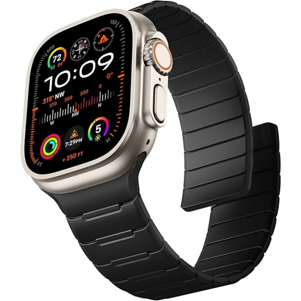 Easuny Apple Watch Ultra 1/2.Nesil Kay-Black